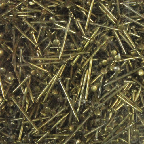 48542 Quilters Applique Brass Pins 12mm Brass Plated