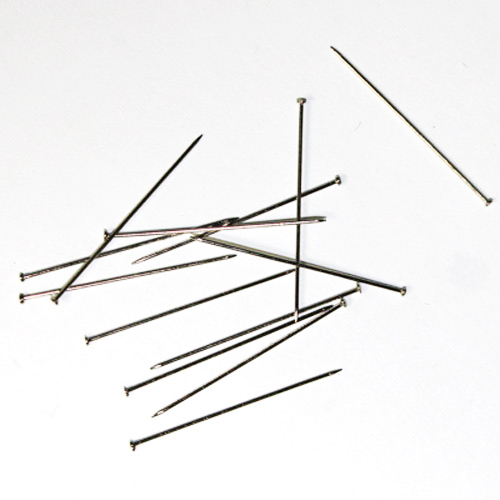 48543 Quilters Silk Pins 32mm Straight Head