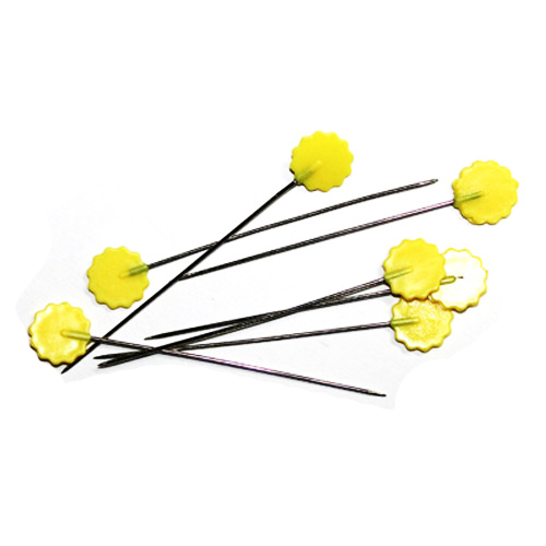 48544 Quilters Flat Flower Pins Size 32 50mm