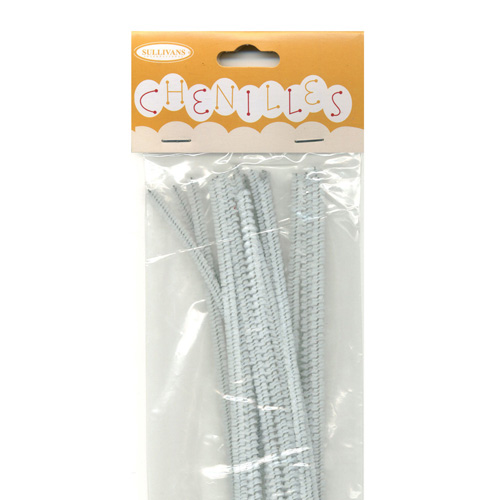 48960 Chenille Stick 3mm White