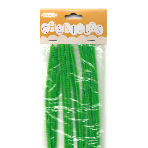 48969 Chenille Stick 3mm Green