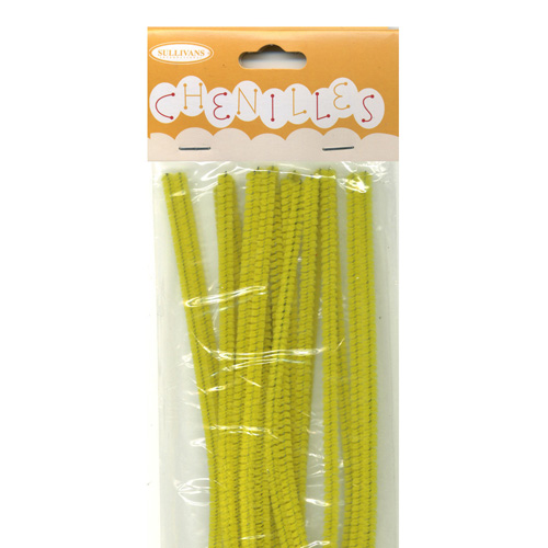 48972 Chenille Stick 3mm Yellow
