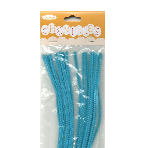 48975 Chenille Stick 3mm Light Blue