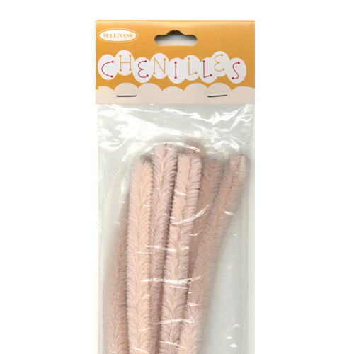48980 Chenille Stick 12mm Light Pink