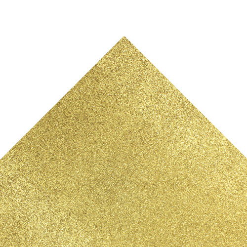 50412 Sullivans A4 Glitter Card - Gold