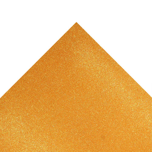 50415 Sullivans A4 Glitter Card - Orange