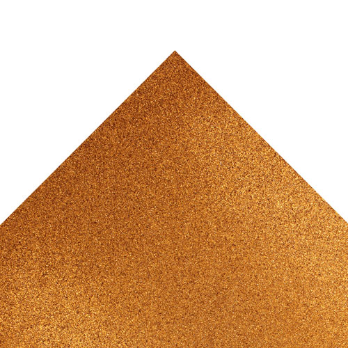 50497 Sullivans A4 Glitter Card - Copper