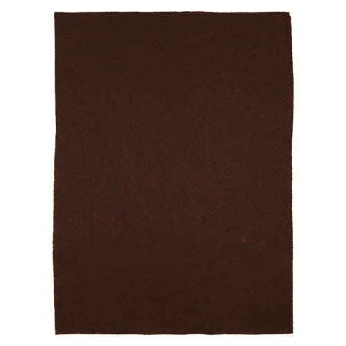 50548 Sullivans Sticko Felt Sheets - 23cmx30cm - Cocoa Brown