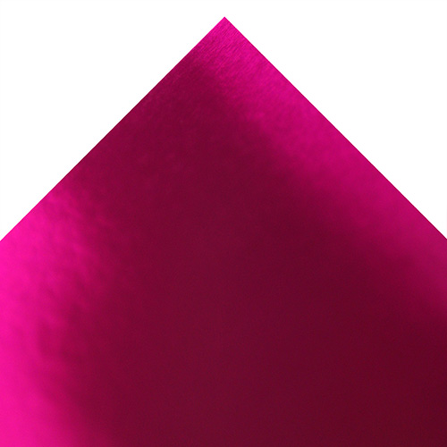 50596 Sullivans A4 Mirror Foil Card - Hot Pink
