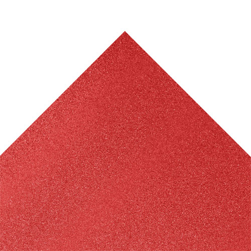 50633 Sullivans 12"x12" Glitter Cardstock - Christmas Red