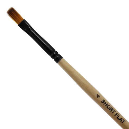 50828 Sullivans Paint Brush Short Flat Size 4