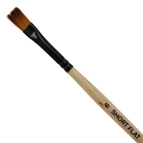 50829 Sullivans Paint Brush Short Flat Size 6