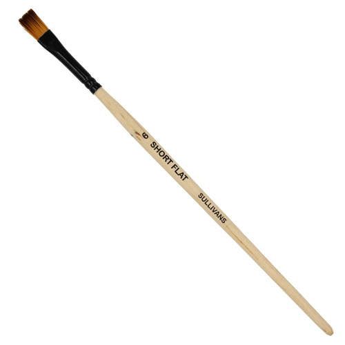 50829 Sullivans Paint Brush Short Flat Size 6