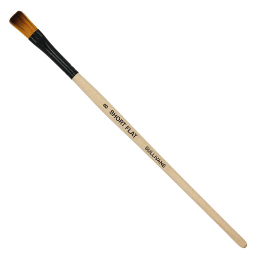 50830 Sullivans Paint Brush Short Flat Size 8