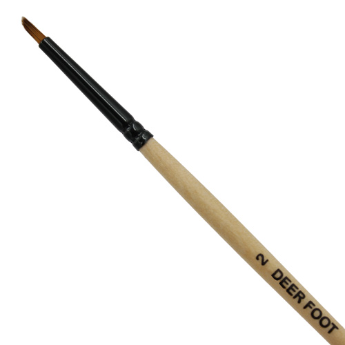 50848 Sullivans Paint Brush Deer Foot Size 2