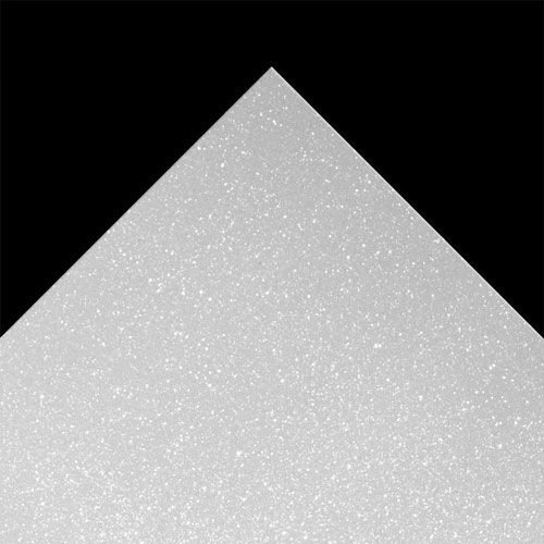 50882 Sullivans A3 Glitter Foam Sheet - 1.5mm Thick - White