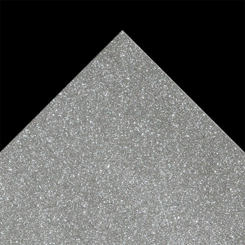 50883 Sullivans A3 Glitter Foam Sheet - 1.5mm Thick - Silver
