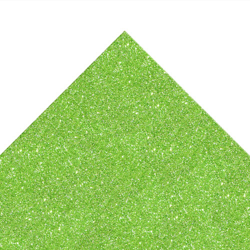 50892 Sullivans A3 Glitter Foam Sheet - 1.5mm Thick - Light Green