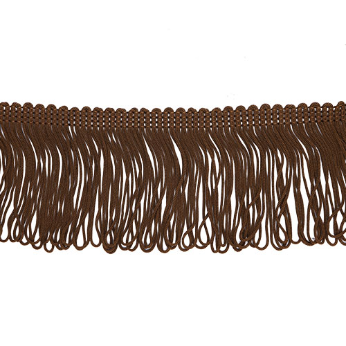51071 Fringe Looped 75mm Brown