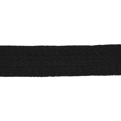 53119 Sullivans 25mm Cotton Webbing - Black 20mts