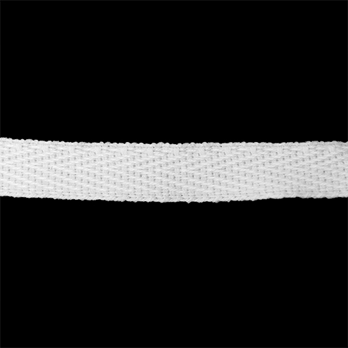 53449 Sullivans 12mm Cotton Webbing - White 50mts