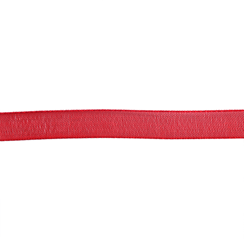 55794 Sullivans 6mm Organza Ribbon - Red 8mts
