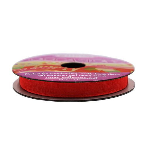 55794 Sullivans 6mm Organza Ribbon - Red 8mts