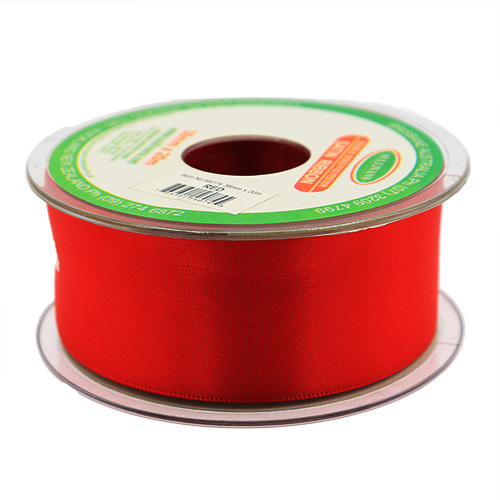 56074 Sullivans 38mm Double Sided Ribbon - Red 20mts