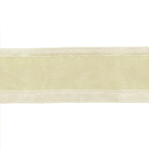 56093 Ribbon Organza 38mm Cream
