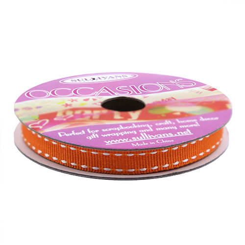 56213 Ribbon Grosgrain 6mm Orange