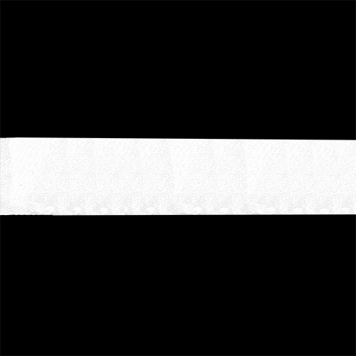 56535 Sullivans 25mm Cut Edge Ribbon - White 45mts