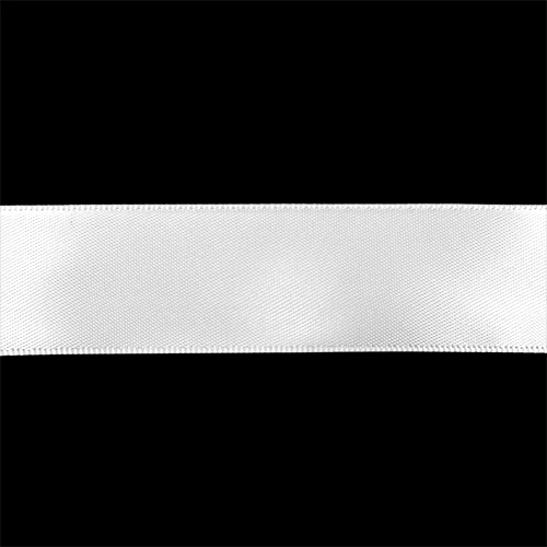 57600 Sullivans 25mm Double Sided Ribbon - White 20mts