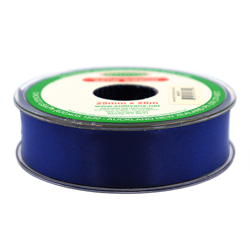 57615 Sullivans 25mm Double Sided Ribbon - Navy 20mts