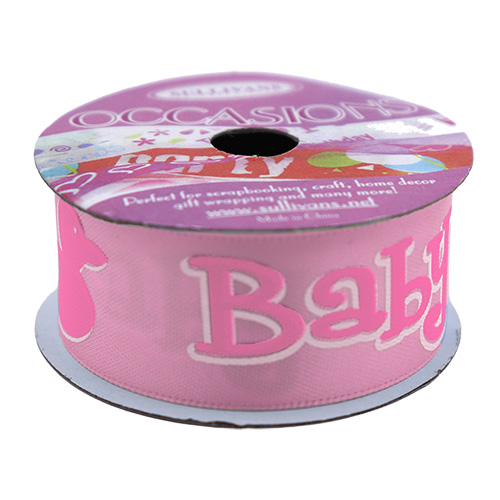 58268 Ribbon Satin 25mm Light Pink