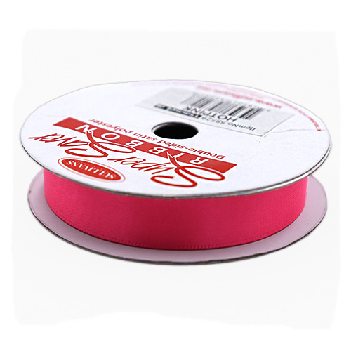 58529 Ribbon Satin 15mm Hot Pink