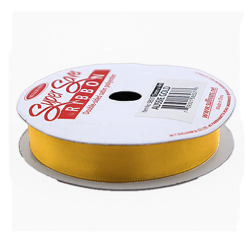 58537 Ribbon Satin 15mm Aussie Gold