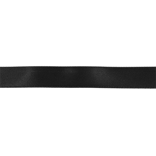 58538 Sullivans 15mm Double Sided Ribbon  - Black 4mts