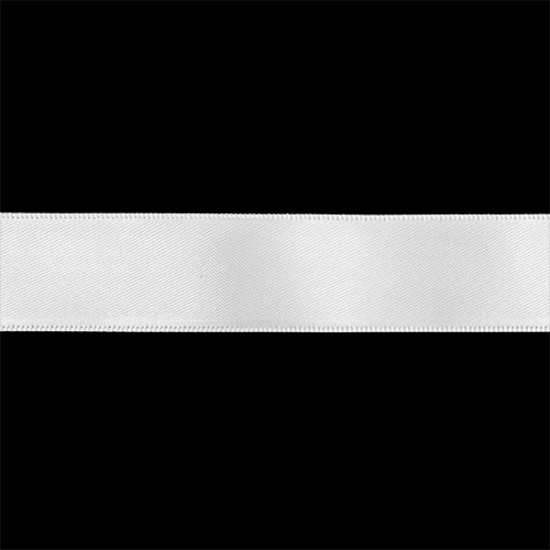 58541 Sullivans 22mm Double Sided Ribbon  - White  3mts