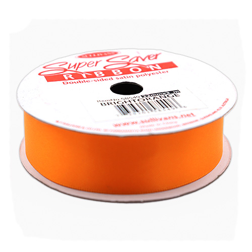 58549 Ribbon Satin 22mm Bright Orange