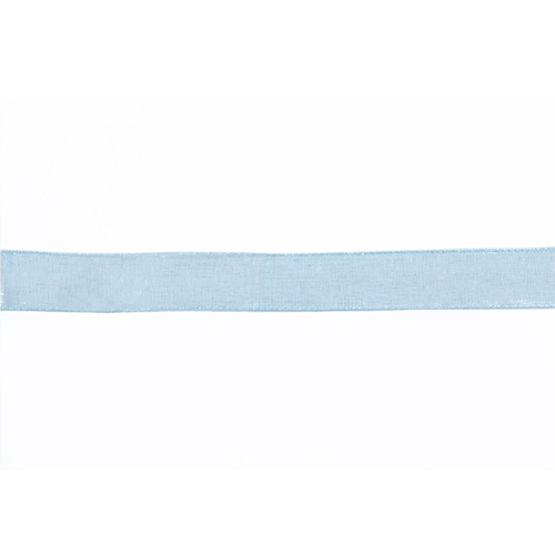 58576 Ribbon Organza 15mm Baby Blue
