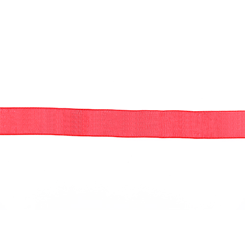 58577 Ribbon Organza 15mm Red