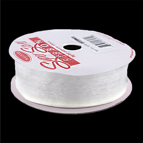 58579 Ribbon Organza 22mm White