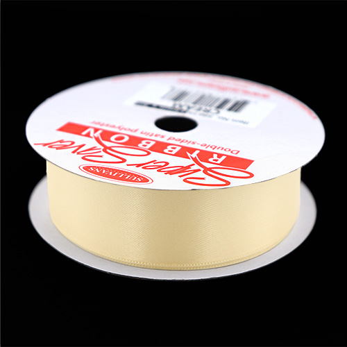 58619 Double Sided Ribbon 22mmx3m Cream