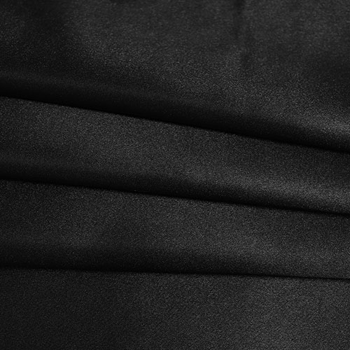59985 Sullivans Party Satin Fabric - 150cm - Black