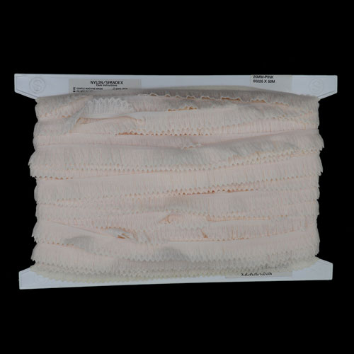 60225 Lace Stretch 20mm Pink