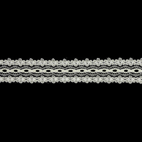 60247 Lace Eyelet 30mm Cream