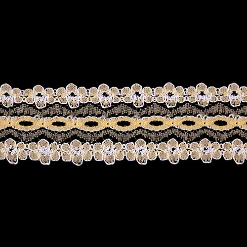 60256 Sullivans 30mm Eyelet Lace - 200m - Peach