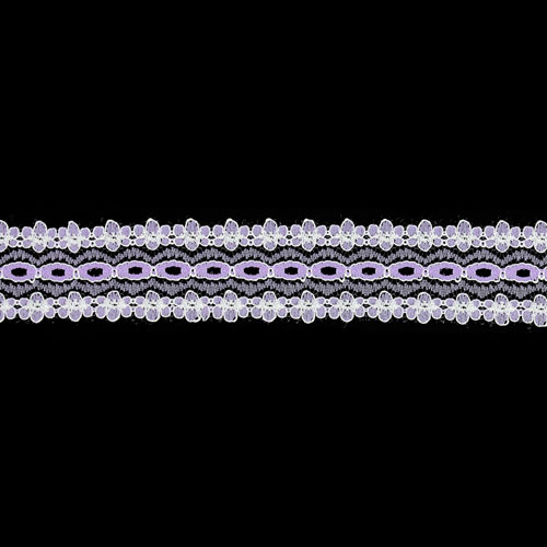 60259 Lace Eyelet 30mm Lilac