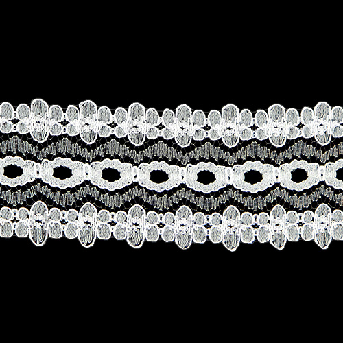 61176 Crafty Saver 35mm Eyelet Lace - 5m - White