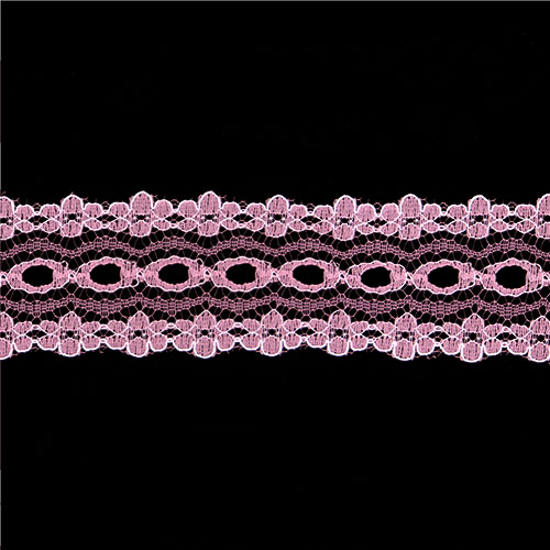61178 Crafty Saver 35mm Eyelet Lace - 5m - Pink